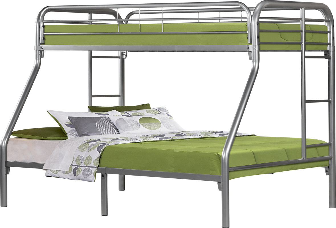 Monarch Specialties Inc. Twin over Full Futon Bunk Bed & Reviews Wayfair
